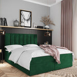 Modern Upholstered Bed Queen Size XL