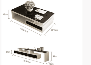 Modern TV Stand and Coffee Table - Figure  It Out Furniture
