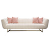 Bozza Venus Cream Velvet Sofa - Cream Figure It Out - Figure  It Out Furniture